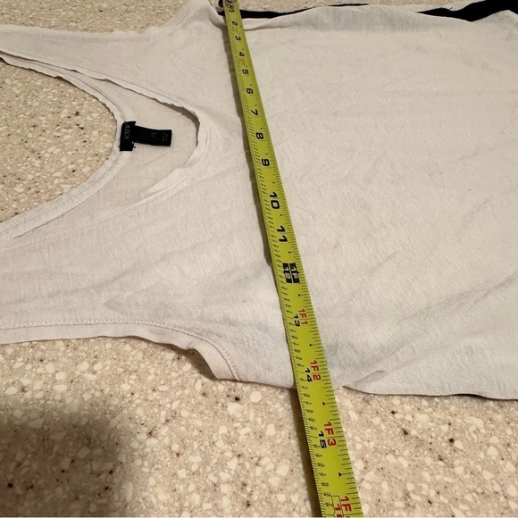 3x25* J. Crew Embellished Beaded Silk Hem Tank Top Off White (flaws) - Picture 13 of 16